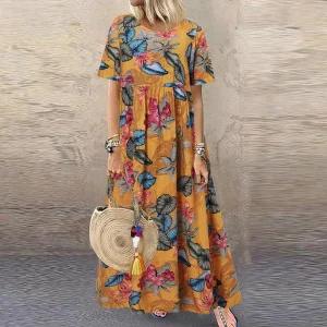 Bonnie - Florales Maxikleid für Frauen