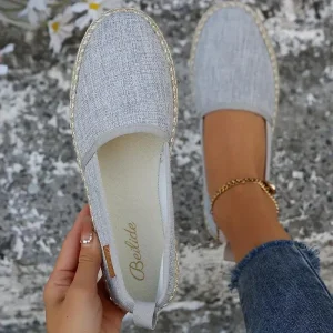 Benedita | Espadrilles, flache, leichte Schuhe aus Segeltuch
