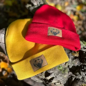 Mütze mit Labradoodle Print - neue Farben
