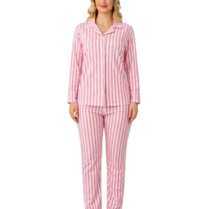 Pyjama – Damen Schlafanzug Hausanzug aus Velours, weich & elastisch